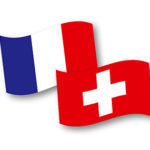 Drapeaux français et suisse