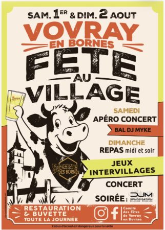 Fête au village les 1er et 2 août 2026