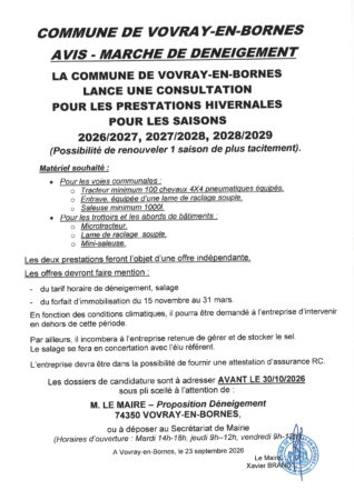 AFFICHE MARCHE DENEIGEMENT