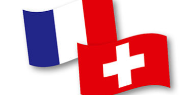 Drapeaux français et suisse