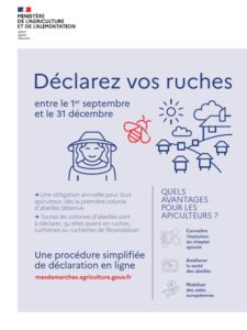 Déclaration de ruches du 1er septembre au 31 décembre 2025