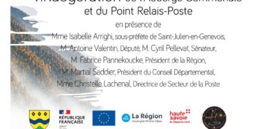 Inauguration de l'auberge communale le vendredi 3 juillet 2026 à 17h30